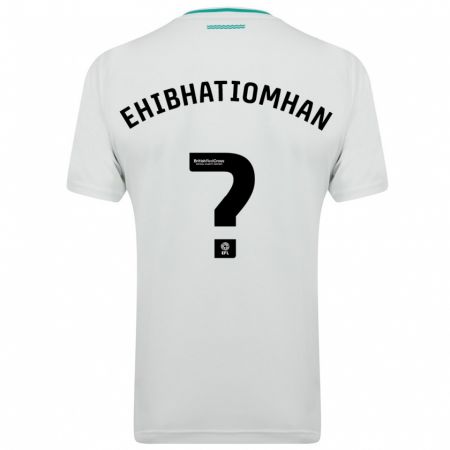 Kandiny Niño Camiseta Princewill Ehibhatiomhan #0 Blanco 2ª Equipación 2023/24 La Camisa Chile