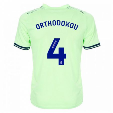 Kandiny Niño Camiseta Francesca Orthodoxou #4 Armada 2ª Equipación 2023/24 La Camisa Chile