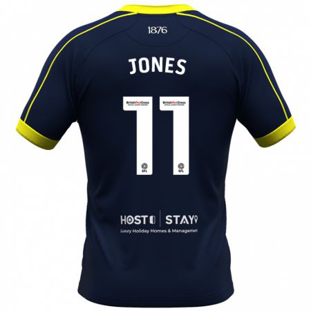 Kandiny Niño Camiseta Isaiah Jones #11 Armada 2ª Equipación 2023/24 La Camisa Chile