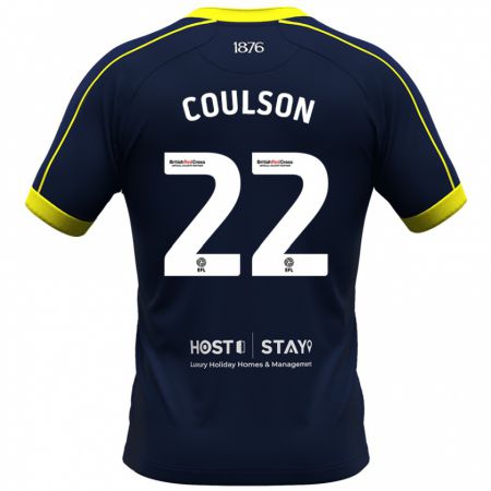 Kandiny Niño Camiseta Hayden Coulson #22 Armada 2ª Equipación 2023/24 La Camisa Chile