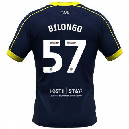 Kandiny Niño Camiseta Bryant Bilongo #57 Armada 2ª Equipación 2023/24 La Camisa Chile