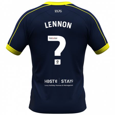 Kandiny Niño Camiseta Charlie Lennon #0 Armada 2ª Equipación 2023/24 La Camisa Chile