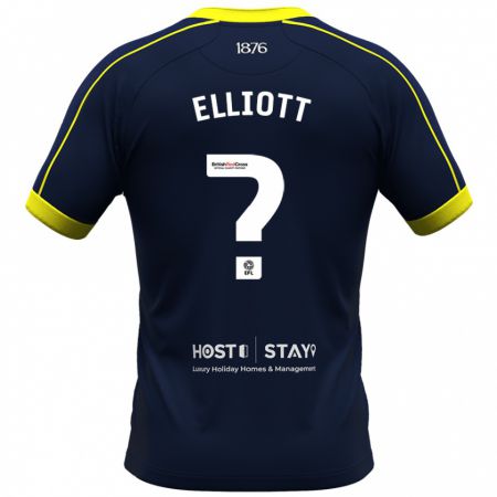 Kandiny Niño Camiseta Felix Elliott #0 Armada 2ª Equipación 2023/24 La Camisa Chile