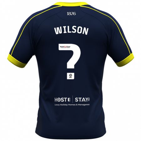 Kandiny Niño Camiseta James Wilson #0 Armada 2ª Equipación 2023/24 La Camisa Chile