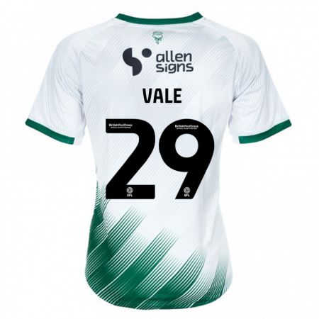 Kandiny Niño Camiseta Jack Vale #29 Blanco 2ª Equipación 2023/24 La Camisa Chile