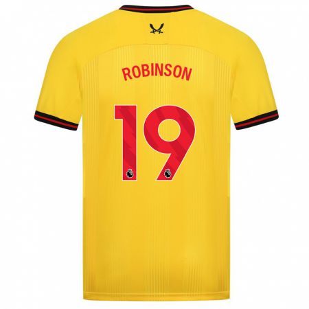 Kandiny Niño Camiseta Jack Robinson #19 Amarillo 2ª Equipación 2023/24 La Camisa Chile