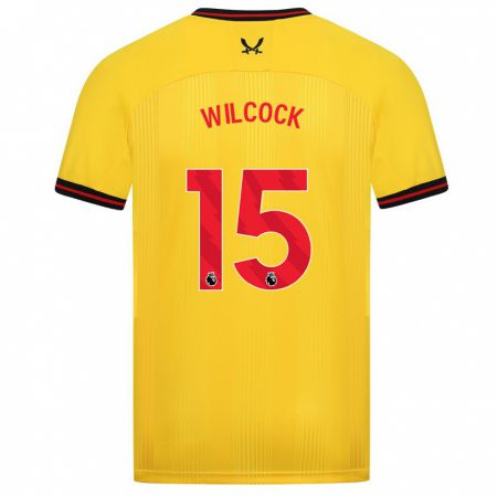 Kandiny Niño Camiseta Tamara Wilcock #15 Amarillo 2ª Equipación 2023/24 La Camisa Chile