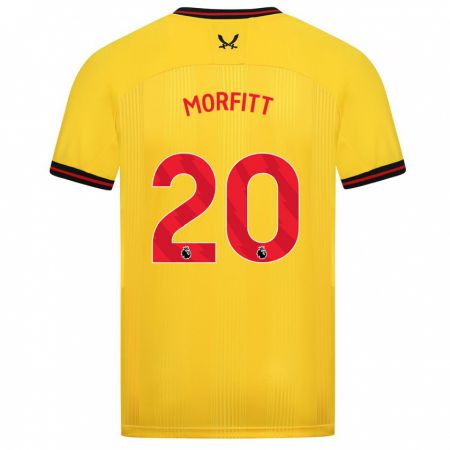 Kandiny Niño Camiseta Izzy Morfitt #20 Amarillo 2ª Equipación 2023/24 La Camisa Chile