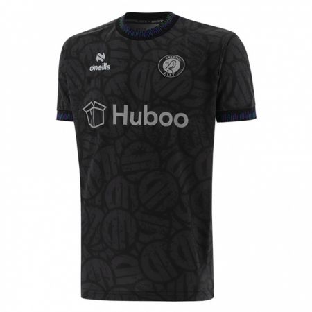 Kandiny Niño Camiseta Mark Thuo #0 Negro 2ª Equipación 2023/24 La Camisa Chile