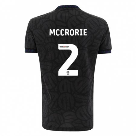 Kandiny Niño Camiseta Ross Mccrorie #2 Negro 2ª Equipación 2023/24 La Camisa Chile