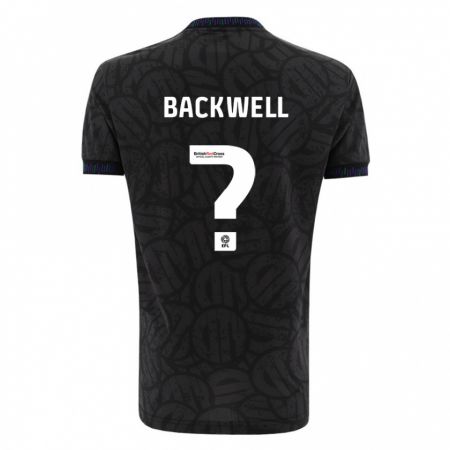 Kandiny Niño Camiseta Tommy Backwell #0 Negro 2ª Equipación 2023/24 La Camisa Chile