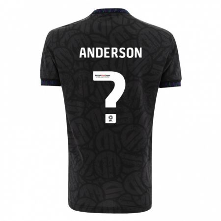 Kandiny Niño Camiseta Taine Anderson #0 Negro 2ª Equipación 2023/24 La Camisa Chile