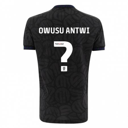 Kandiny Niño Camiseta Filbert Owusu-Antwi #0 Negro 2ª Equipación 2023/24 La Camisa Chile