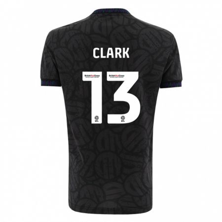 Kandiny Niño Camiseta Olivia Clark #13 Negro 2ª Equipación 2023/24 La Camisa Chile