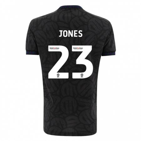 Kandiny Niño Camiseta Carrie Jones #23 Negro 2ª Equipación 2023/24 La Camisa Chile