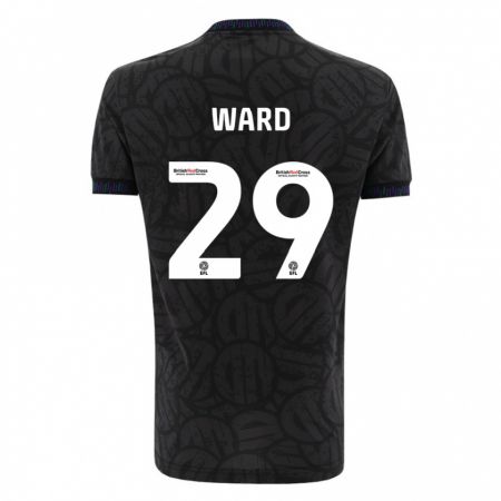 Kandiny Niño Camiseta Mari Ward #29 Negro 2ª Equipación 2023/24 La Camisa Chile