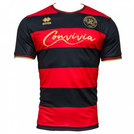 Kandiny Niño Camiseta Armelindo Mema #0 Negro Rojo 2ª Equipación 2023/24 La Camisa Chile