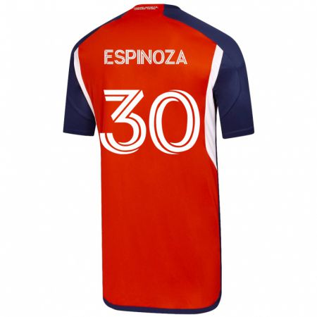Kandiny Niño Camiseta Isidora Espinoza #30 Blanco 2ª Equipación 2023/24 La Camisa Chile