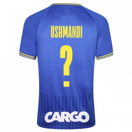 Kandiny Niño Camiseta Anar Ushmandi #0 Azul 2ª Equipación 2023/24 La Camisa Chile