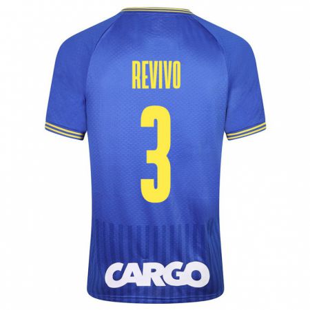 Kandiny Niño Camiseta Roy Revivo #3 Azul 2ª Equipación 2023/24 La Camisa Chile