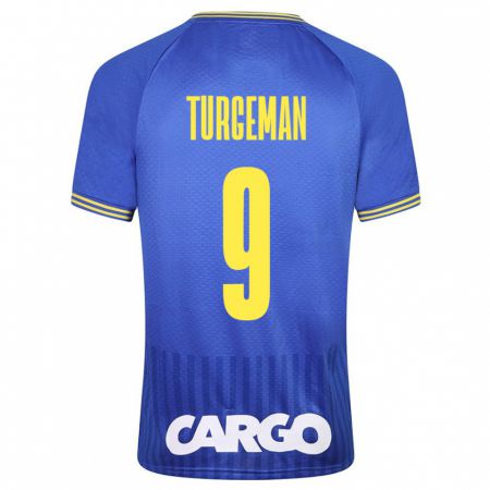 Kandiny Niño Camiseta Dor Turgeman #9 Azul 2ª Equipación 2023/24 La Camisa Chile