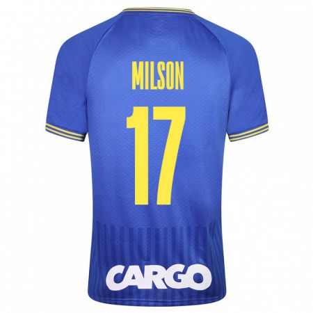 Kandiny Niño Camiseta Milson #17 Azul 2ª Equipación 2023/24 La Camisa Chile