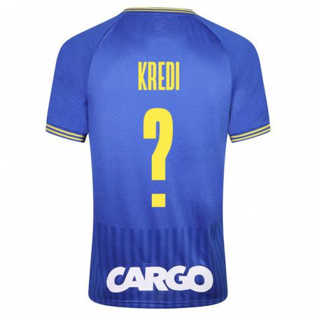 Kandiny Niño Camiseta Amit Kredi #0 Azul 2ª Equipación 2023/24 La Camisa Chile