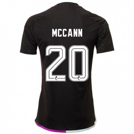 Kandiny Niño Camiseta Annalisa Mccann #20 Negro 2ª Equipación 2023/24 La Camisa Chile