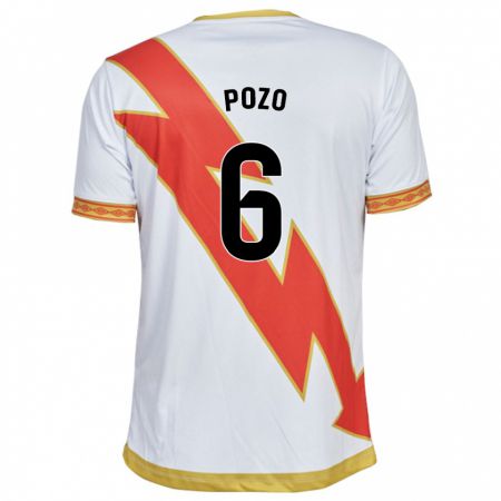 Kandiny Hombre Camiseta José Pozo #6 Blanco 1ª Equipación 2023/24 La Camisa Chile