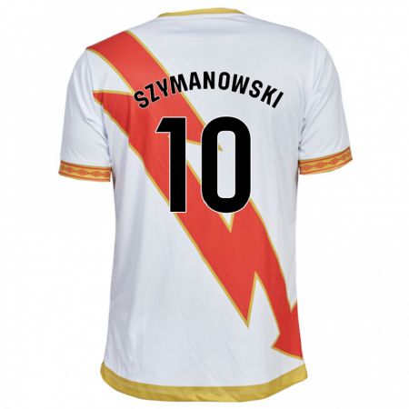 Kandiny Hombre Camiseta Marianela Szymanowski #10 Blanco 1ª Equipación 2023/24 La Camisa Chile