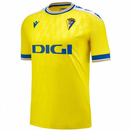 Kandiny Hombre Camiseta Virginia Villegas Rico #3 Amarillo 1ª Equipación 2023/24 La Camisa Chile