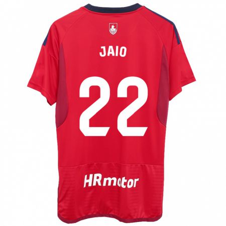 Kandiny Hombre Camiseta Jaione Larraiotz Senosiain #22 Rojo 1ª Equipación 2023/24 La Camisa Chile