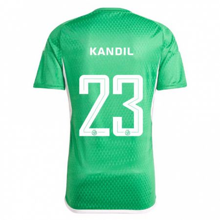 Kandiny Hombre Camiseta Maor Kandil #23 Blanco Azul 1ª Equipación 2023/24 La Camisa Chile