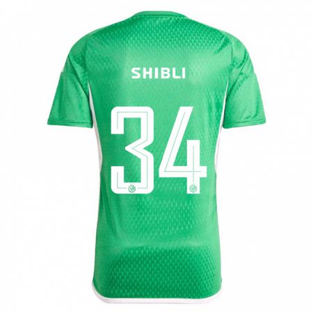 Kandiny Hombre Camiseta Hamza Shibli #34 Blanco Azul 1ª Equipación 2023/24 La Camisa Chile