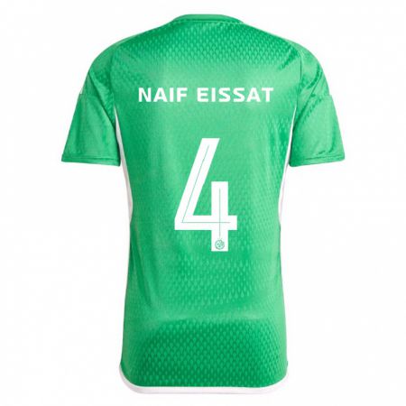 Kandiny Hombre Camiseta Lisav Naif Eissat #4 Blanco Azul 1ª Equipación 2023/24 La Camisa Chile