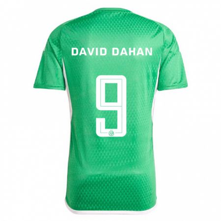 Kandiny Hombre Camiseta Omer David Dahan #9 Blanco Azul 1ª Equipación 2023/24 La Camisa Chile