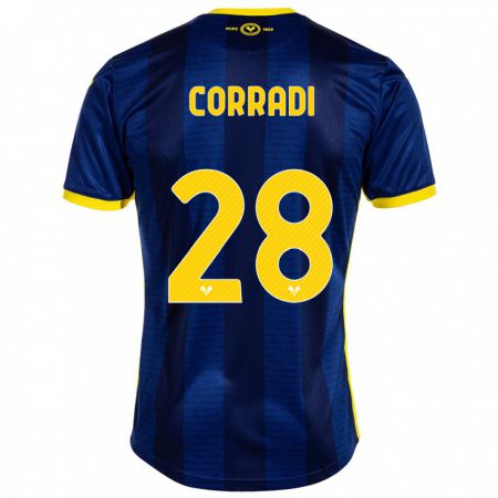 Kandiny Hombre Camiseta Christian Corradi #28 Armada 1ª Equipación 2023/24 La Camisa Chile