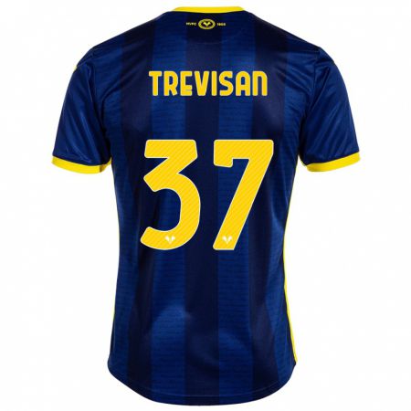 Kandiny Hombre Camiseta Michael Trevisan #37 Armada 1ª Equipación 2023/24 La Camisa Chile