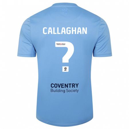 Kandiny Hombre Camiseta Charlie Callaghan #0 Cielo Azul 1ª Equipación 2023/24 La Camisa Chile