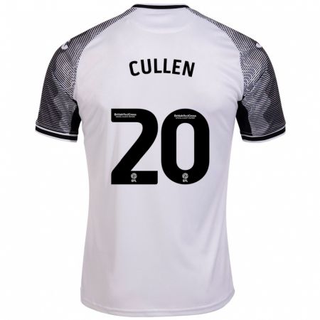 Kandiny Hombre Camiseta Liam Cullen #20 Blanco 1ª Equipación 2023/24 La Camisa Chile