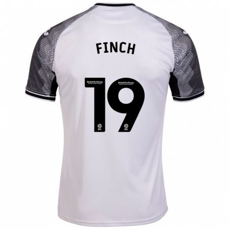 Kandiny Hombre Camiseta Lucy Finch #19 Blanco 1ª Equipación 2023/24 La Camisa Chile