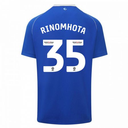 Kandiny Hombre Camiseta Andy Rinomhota #35 Azul 1ª Equipación 2023/24 La Camisa Chile