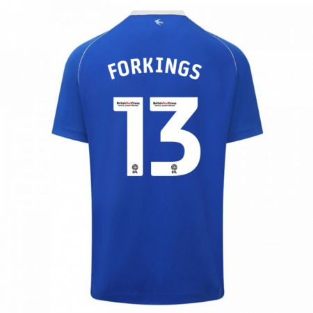 Kandiny Hombre Camiseta Amelia Forkings #13 Azul 1ª Equipación 2023/24 La Camisa Chile