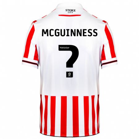 Kandiny Hombre Camiseta Dara Mcguinness #0 Rojo Blanco 1ª Equipación 2023/24 La Camisa Chile