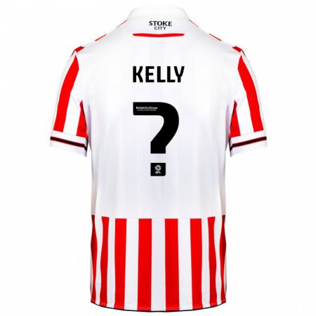 Kandiny Hombre Camiseta Jackson Kelly #0 Rojo Blanco 1ª Equipación 2023/24 La Camisa Chile