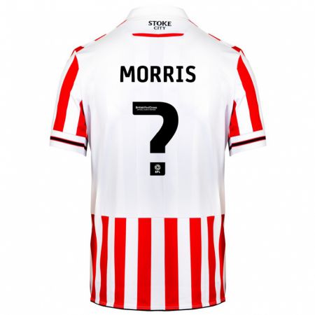 Kandiny Hombre Camiseta Joe Morris #0 Rojo Blanco 1ª Equipación 2023/24 La Camisa Chile