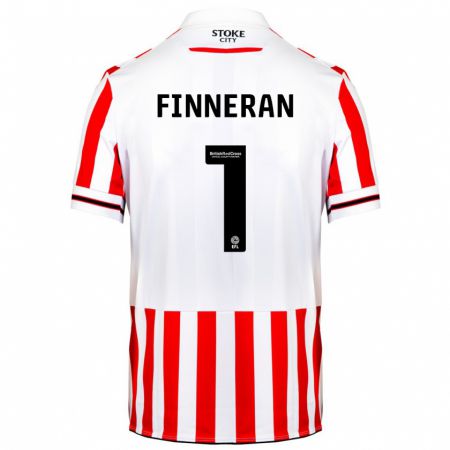 Kandiny Hombre Camiseta Ellie Finneran #1 Rojo Blanco 1ª Equipación 2023/24 La Camisa Chile