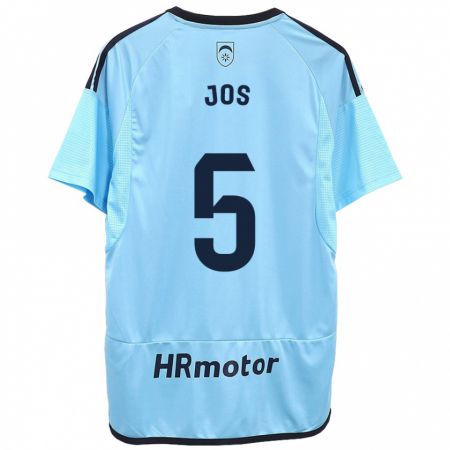 Kandiny Hombre Camiseta Josune Urdaniz Maurin #5 Azul 2ª Equipación 2023/24 La Camisa Chile