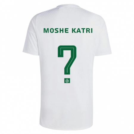 Kandiny Hombre Camiseta Roy Moshe Katri #0 Verde Azul 2ª Equipación 2023/24 La Camisa Chile