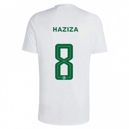 Kandiny Hombre Camiseta Dolev Haziza #8 Verde Azul 2ª Equipación 2023/24 La Camisa Chile